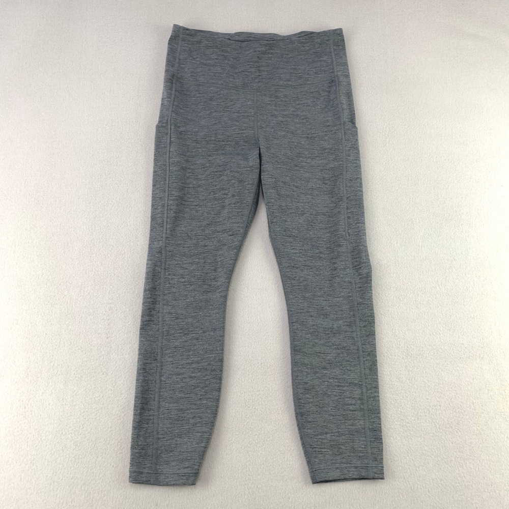 Athleta Ultimate Stash Pocket 7/8 Tight Womens M Gray Athletic Leggings